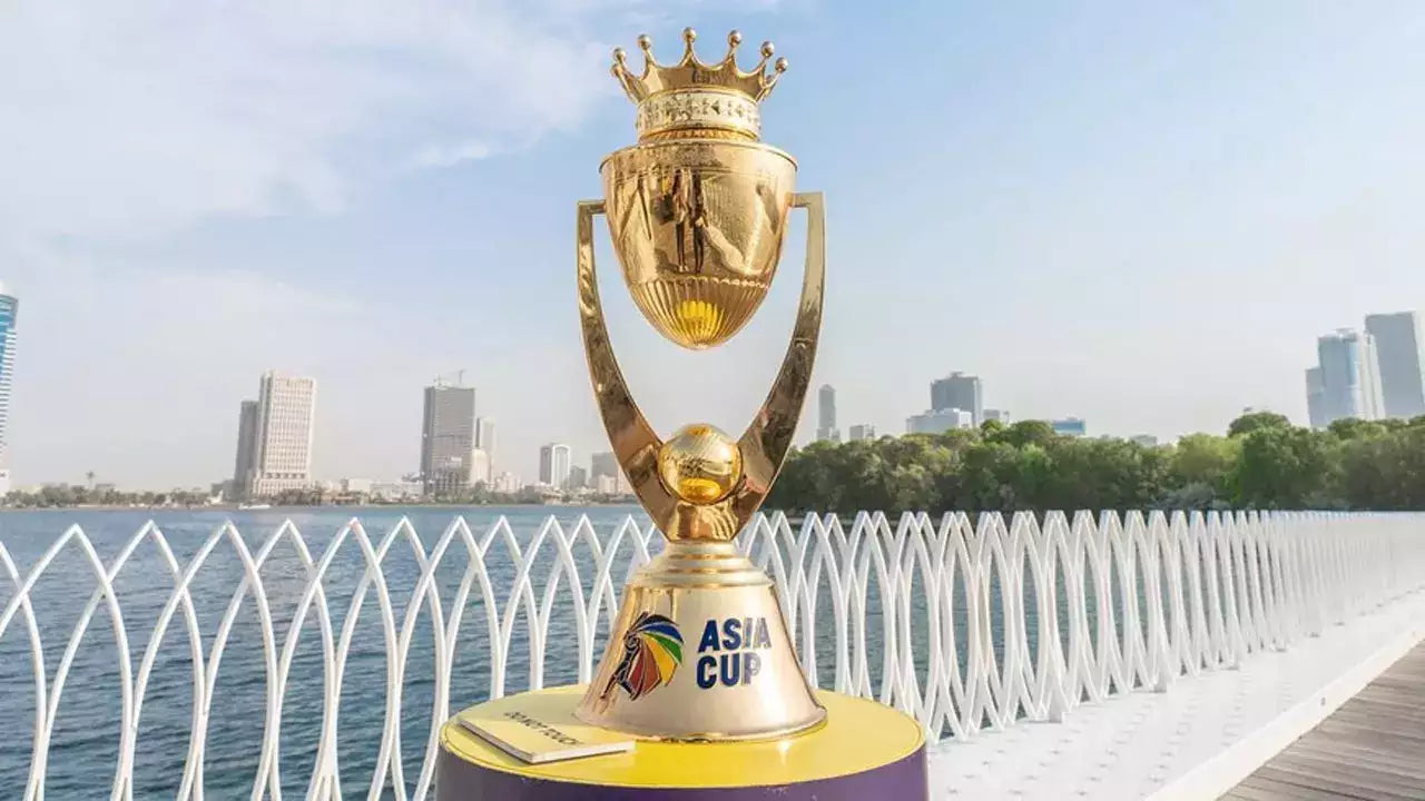 A Photo of the Asia Cup Trophy