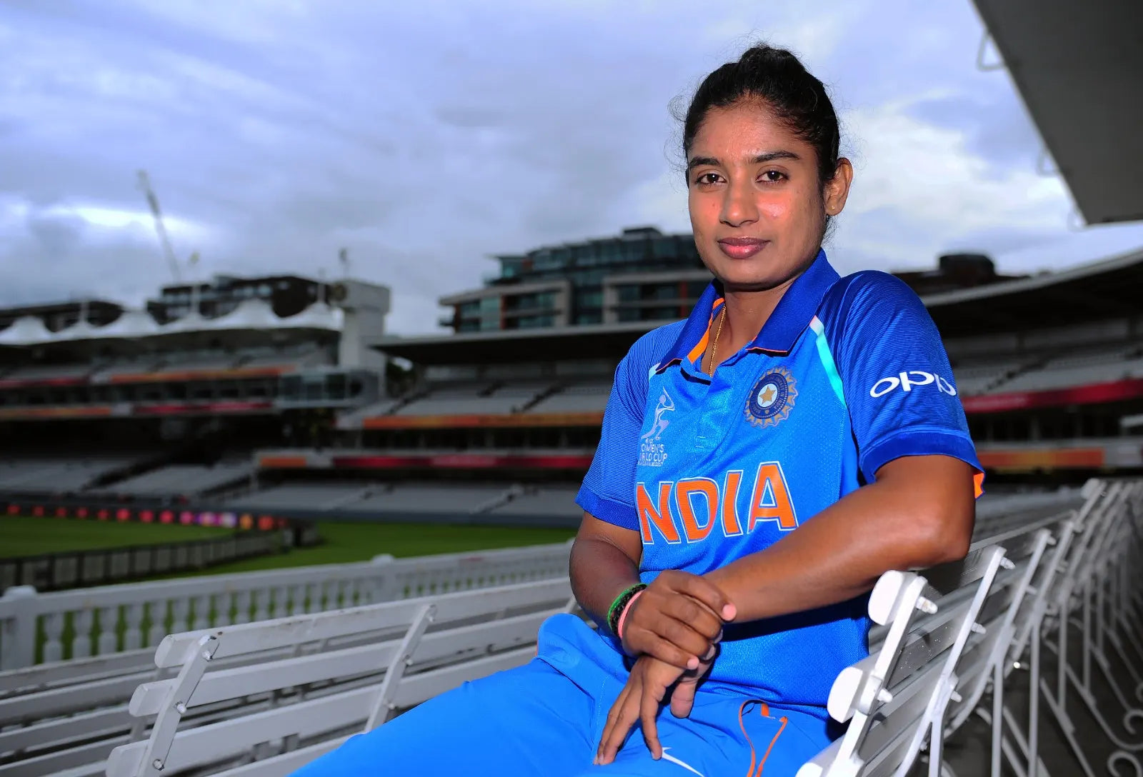 A picture of Mithali Raj in the India Jersey