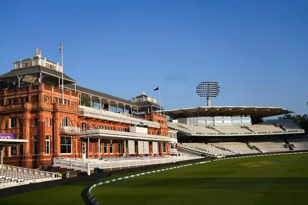 The Victorian Style pavilion at the Lords Cricket Stadium