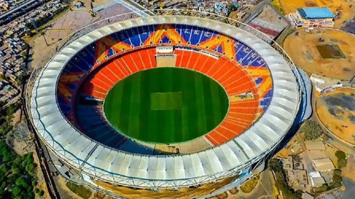 The Narendra Modi cricket Stadium, the largest cricket ground in the world