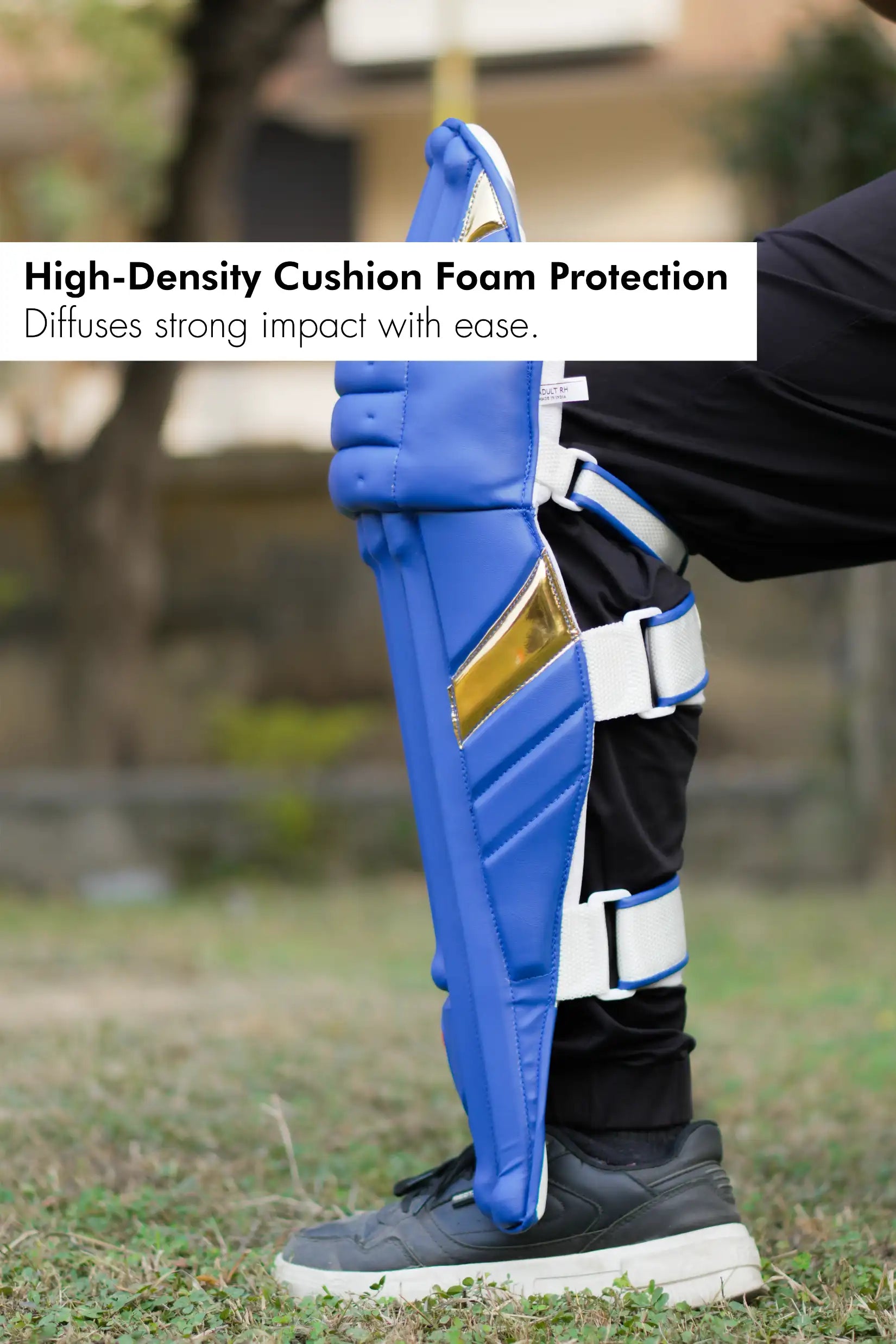 ZAP Instinct Cricket Batting Pad (Blue - MI)