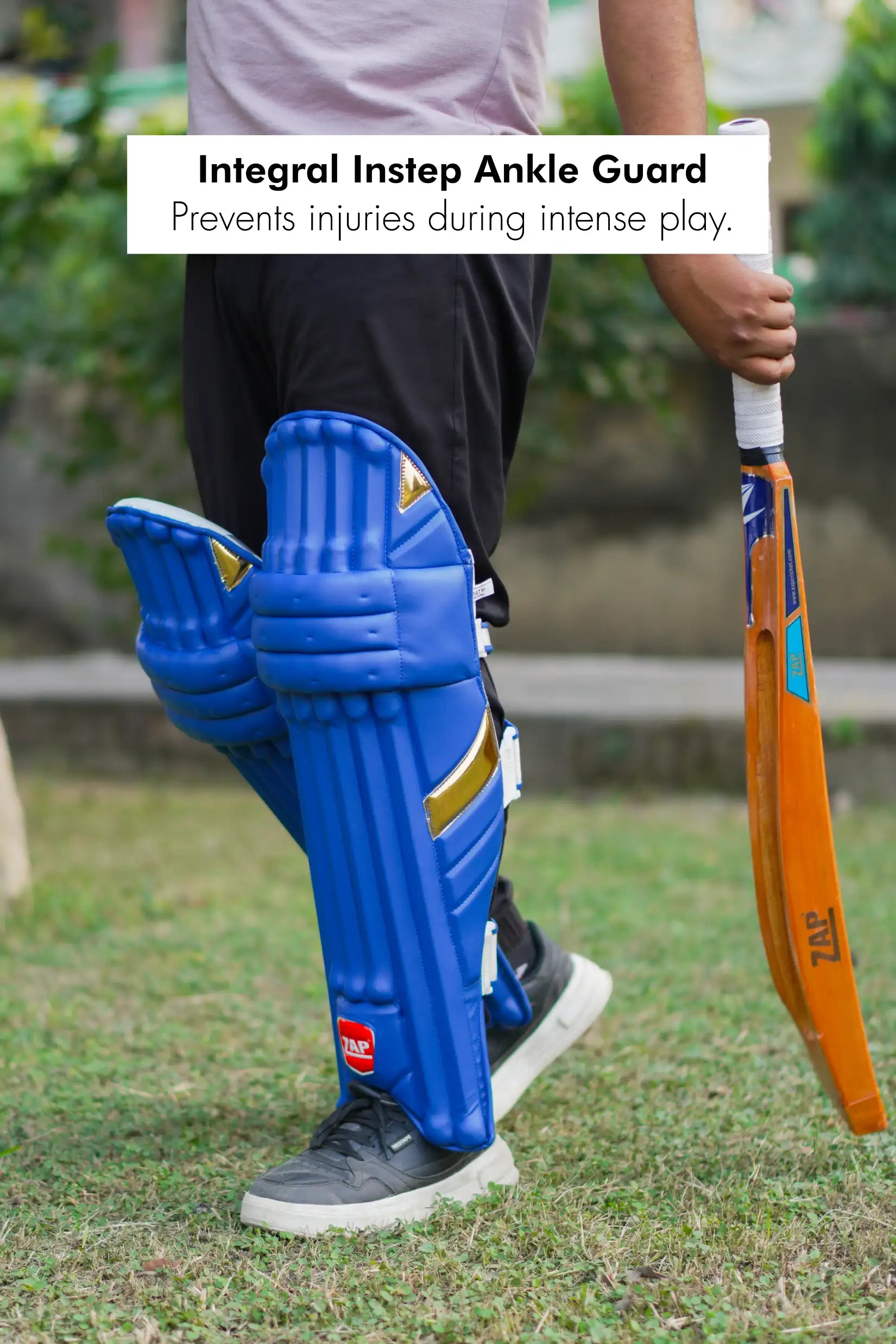 ZAP Instinct Cricket Batting Pad (Blue - MI)