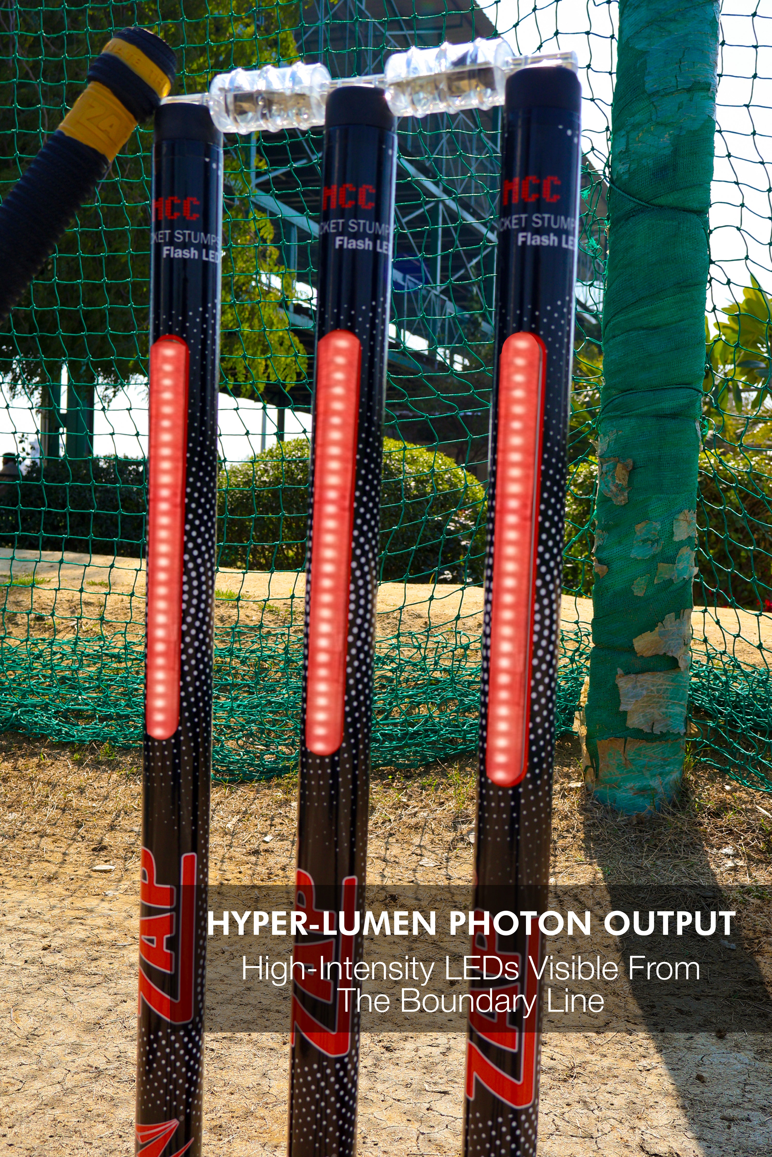 ZAP Apex LED Cricket Stumps