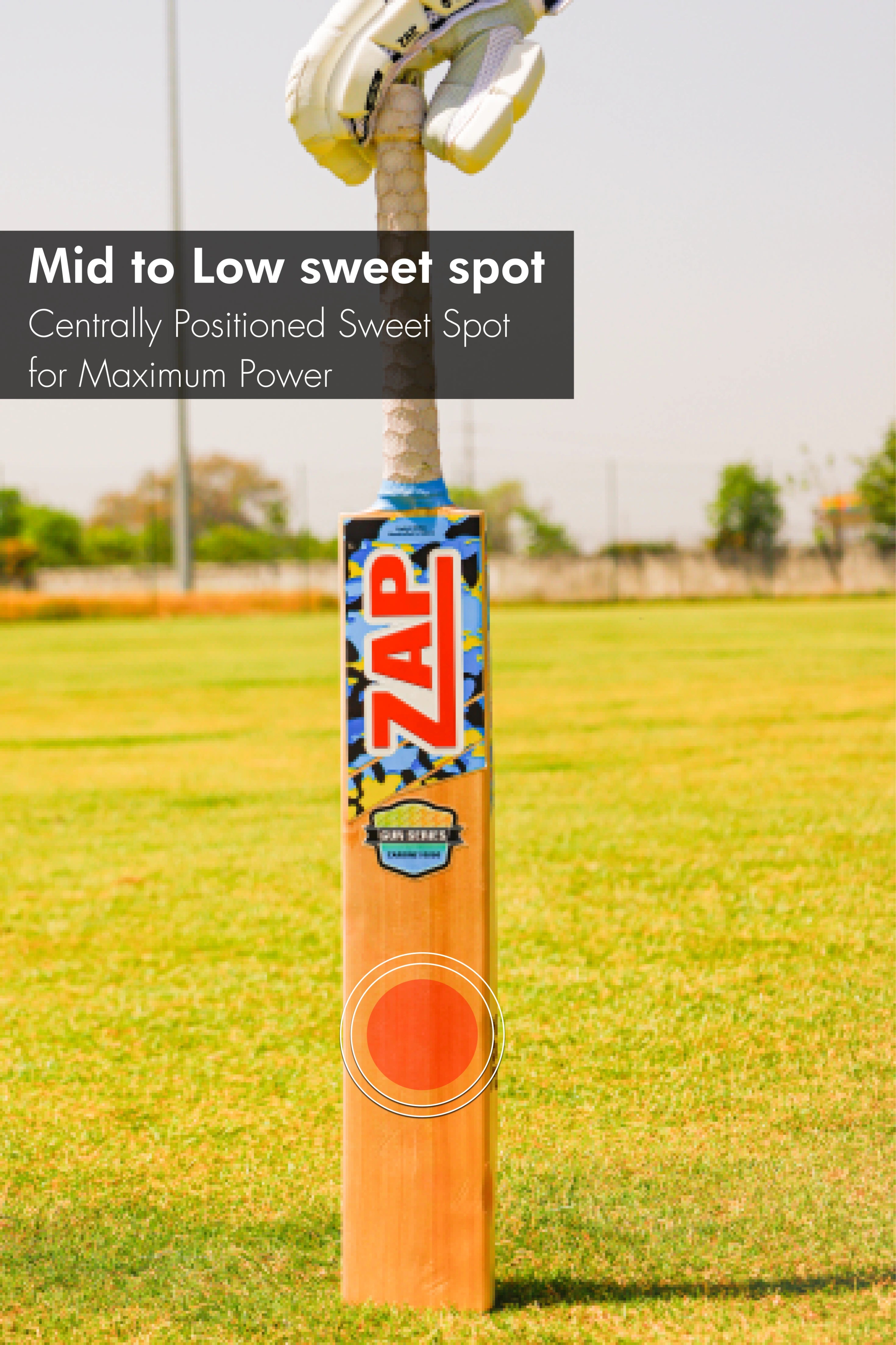 ZAP Gun Carbine 10000 English Willow Cricket Bat