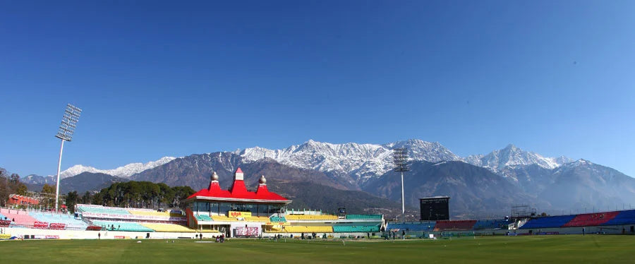 The breathtaking cricket stadium in India: HPCA Stadium, Dharamshala