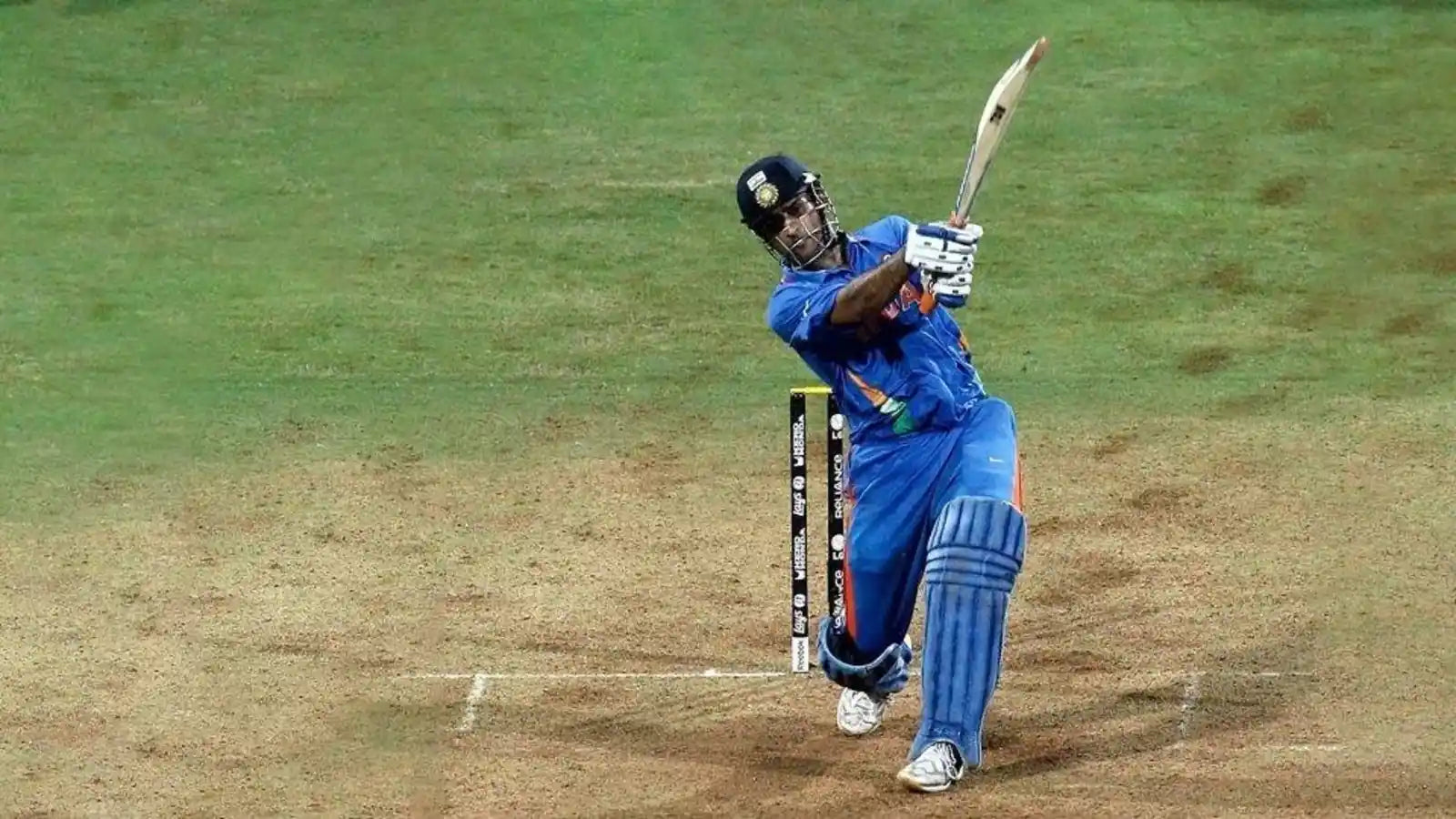 Dhoni hits the ball out of the park to win India the World Cup after 28 years