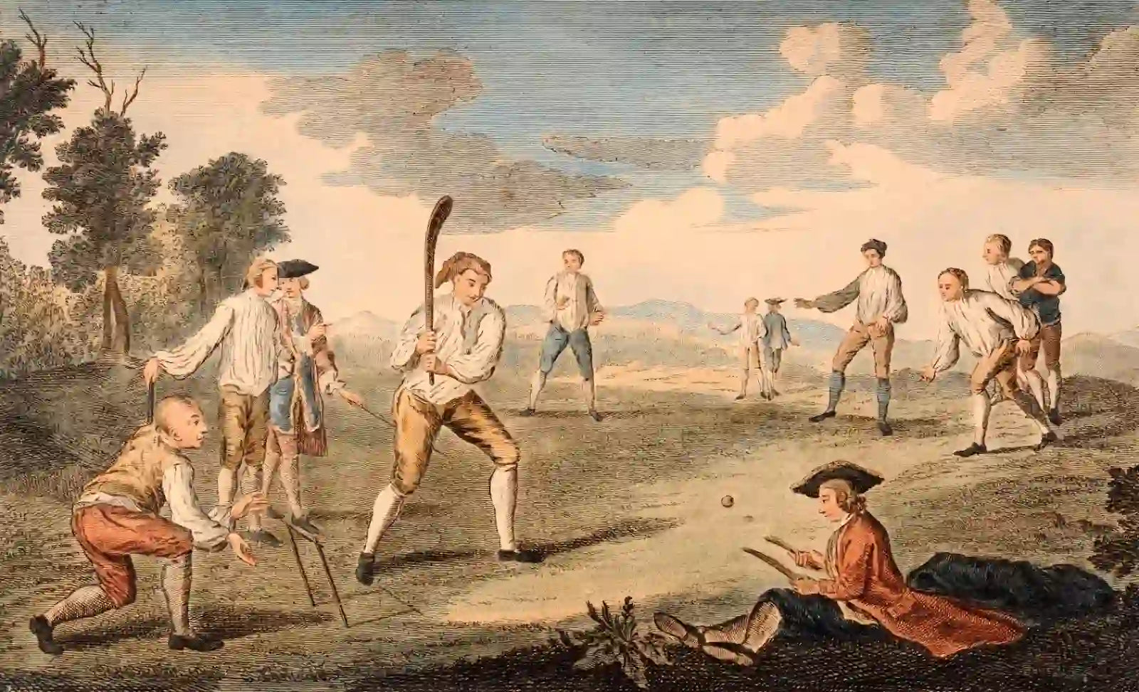 An illustration of Cricket On The Artillery Ground