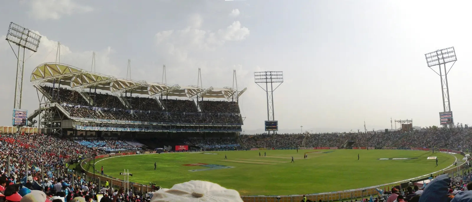 The view of the MCA Stadium from the stands