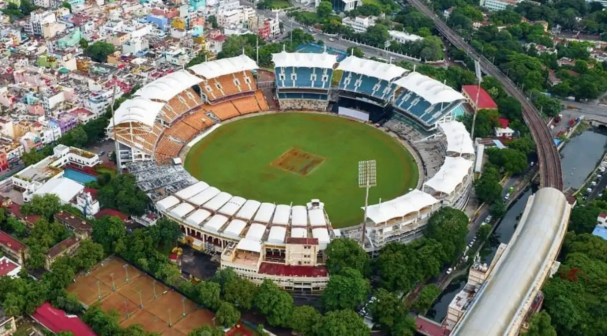 The MA Chidambaram Cricket Stadium's Top View