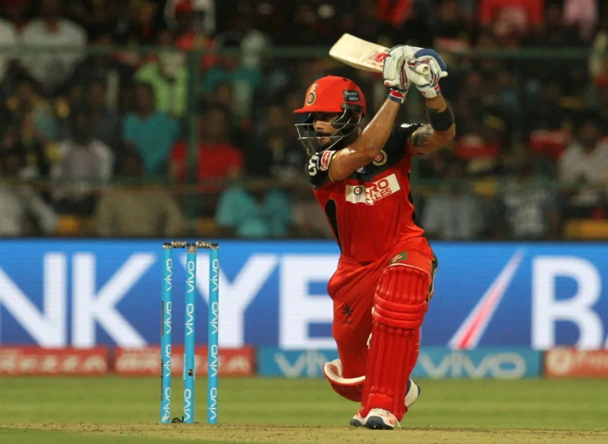 Virat Kohli Batting for the Royal Challengers Bangalore in the IPL