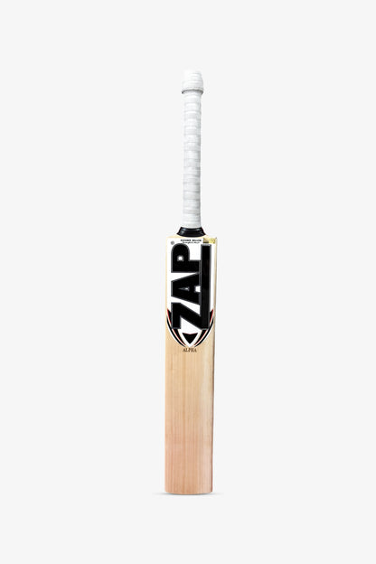 ZAP Alpha White Sticker Kashmir Willow Cricket Bat