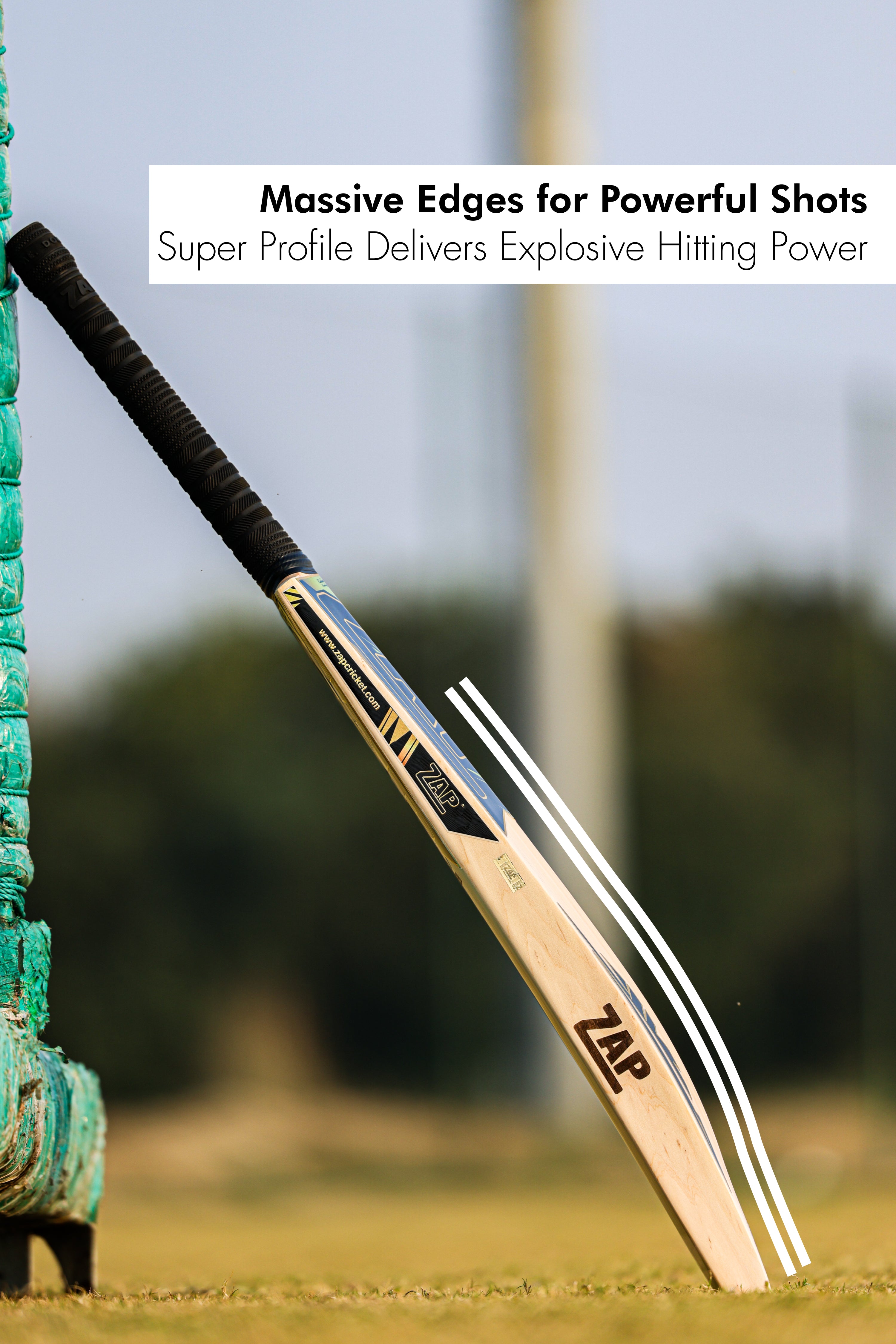 ZAP Alpha Kashmir Willow Cricket Bat - V2 Edition