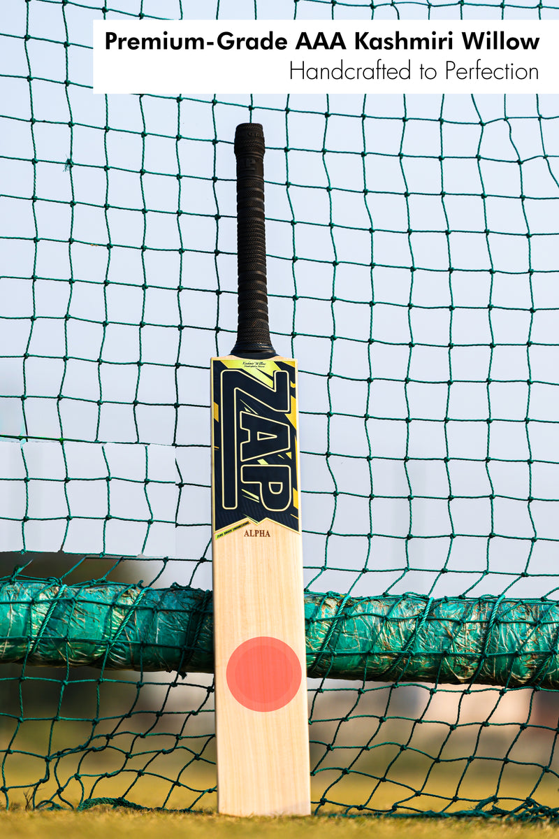 ZAP Alpha Kashmir Willow Cricket Bat - V2 Edition – ZAP Cricket