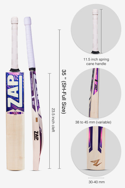ZAP Besto Kashmir Willow Bat