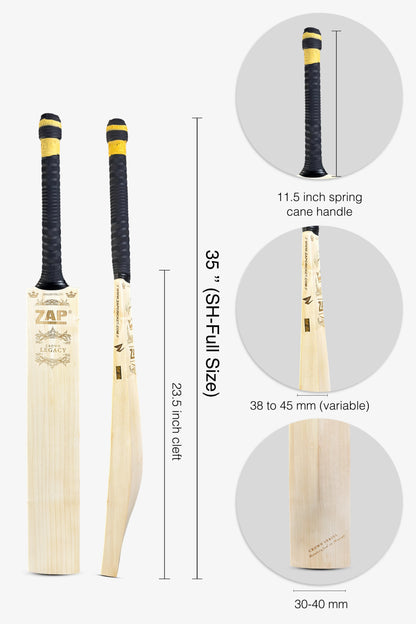 ZAP Crown Legacy English Willow Bat
