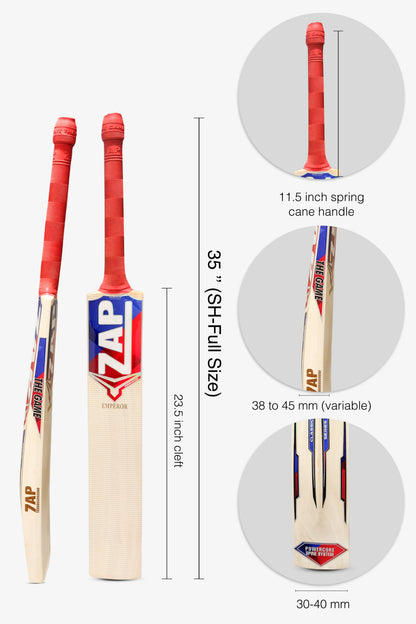 ZAP Classic Emperor English Willow Bat