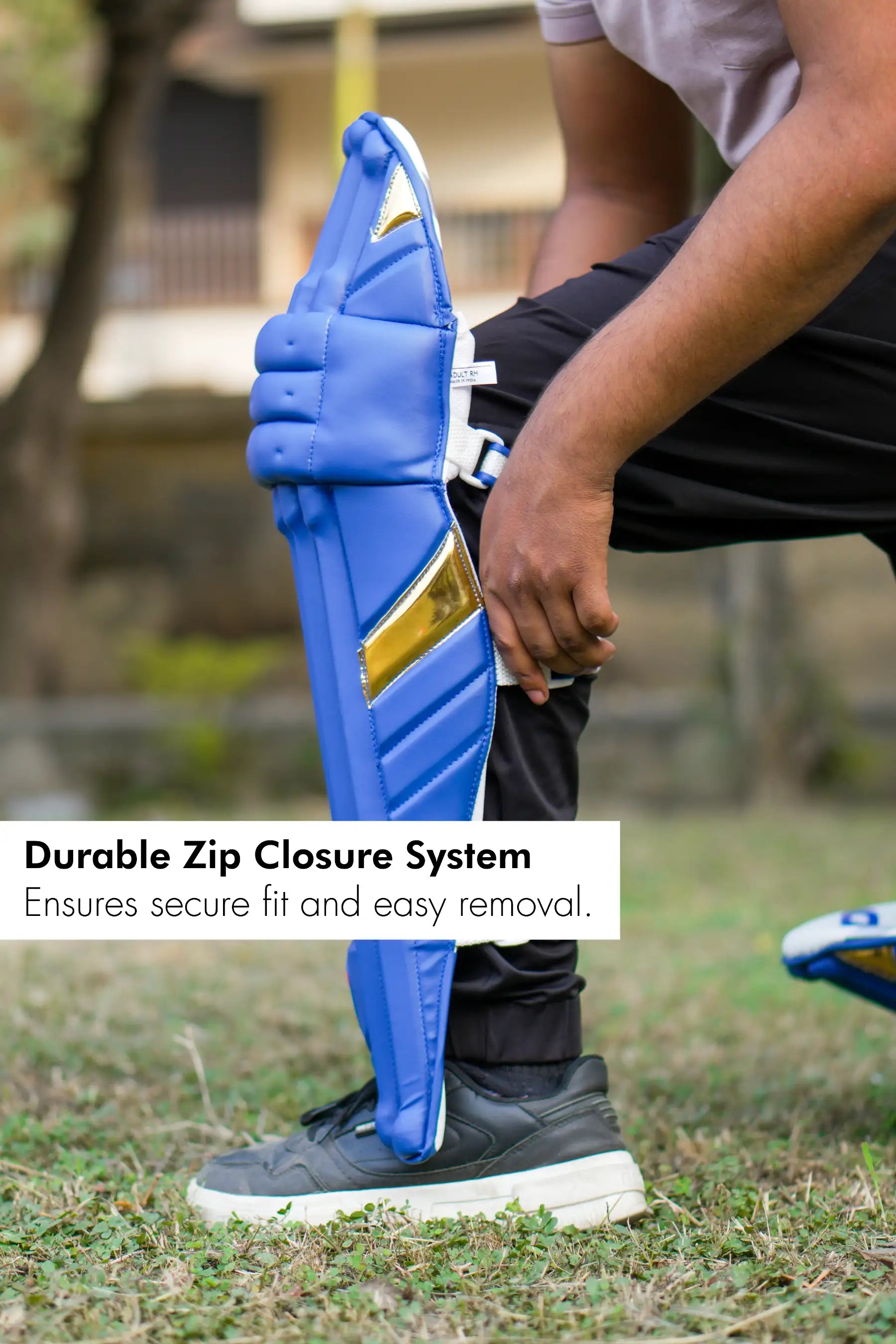 ZAP Instinct Cricket Batting Pad (Blue - MI)