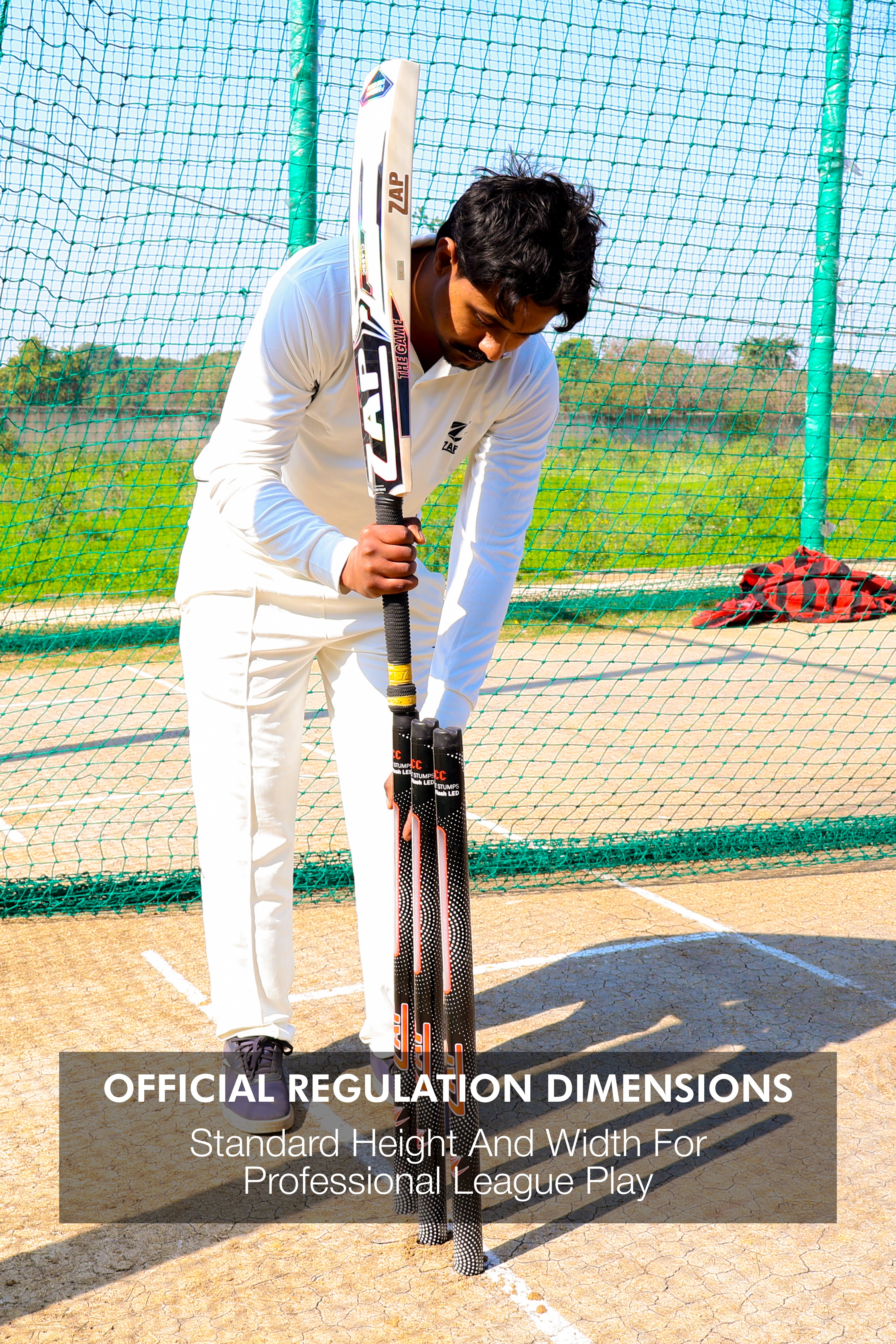 ZAP Apex LED Cricket Stumps