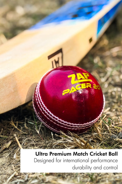 ZAP Pacer 20 Cricket Leather Ball