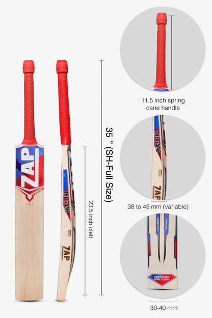 ZAP Classic Pro English Willow Bat