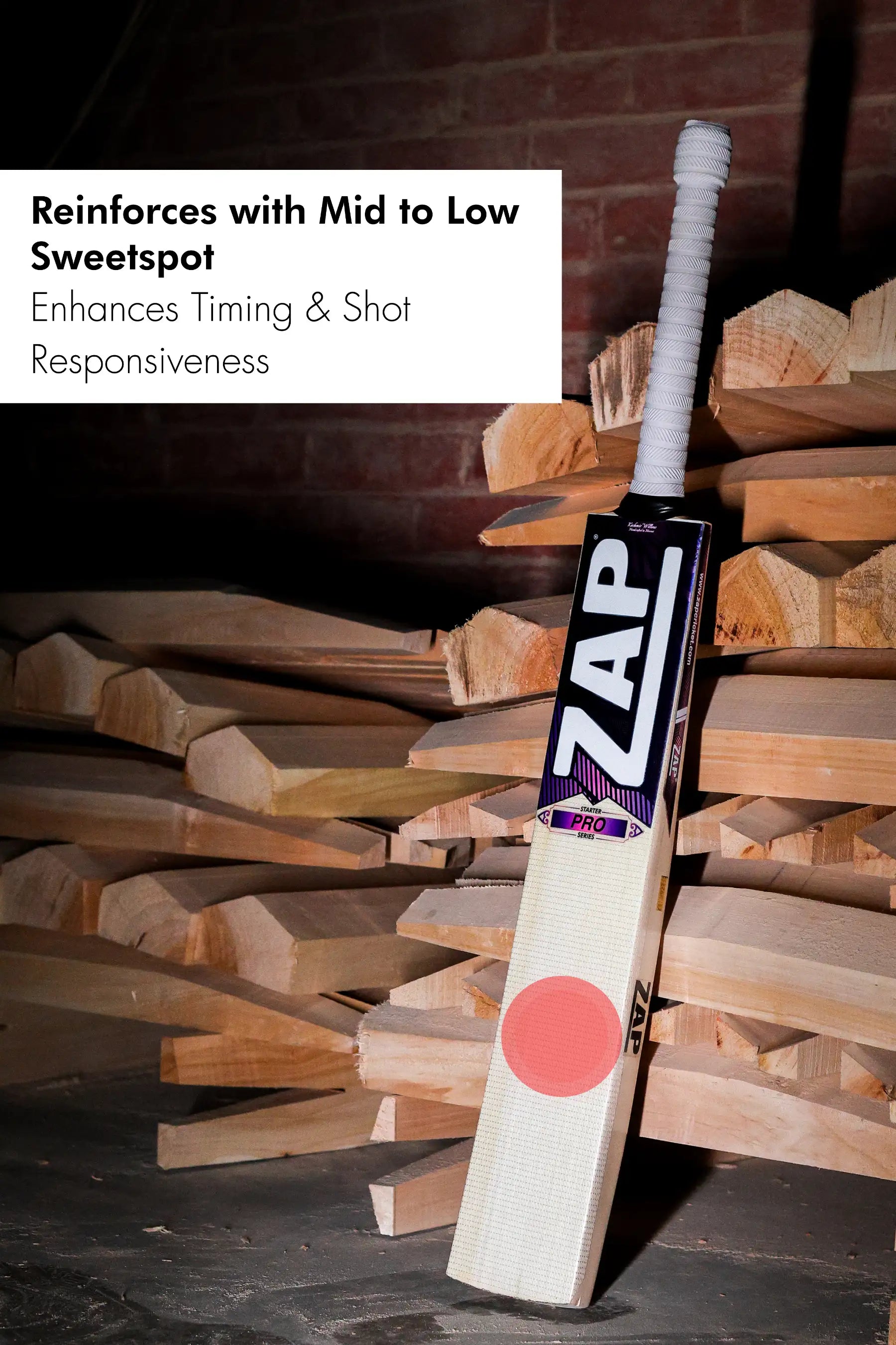 ZAP Pro Kashmir Willow Bat