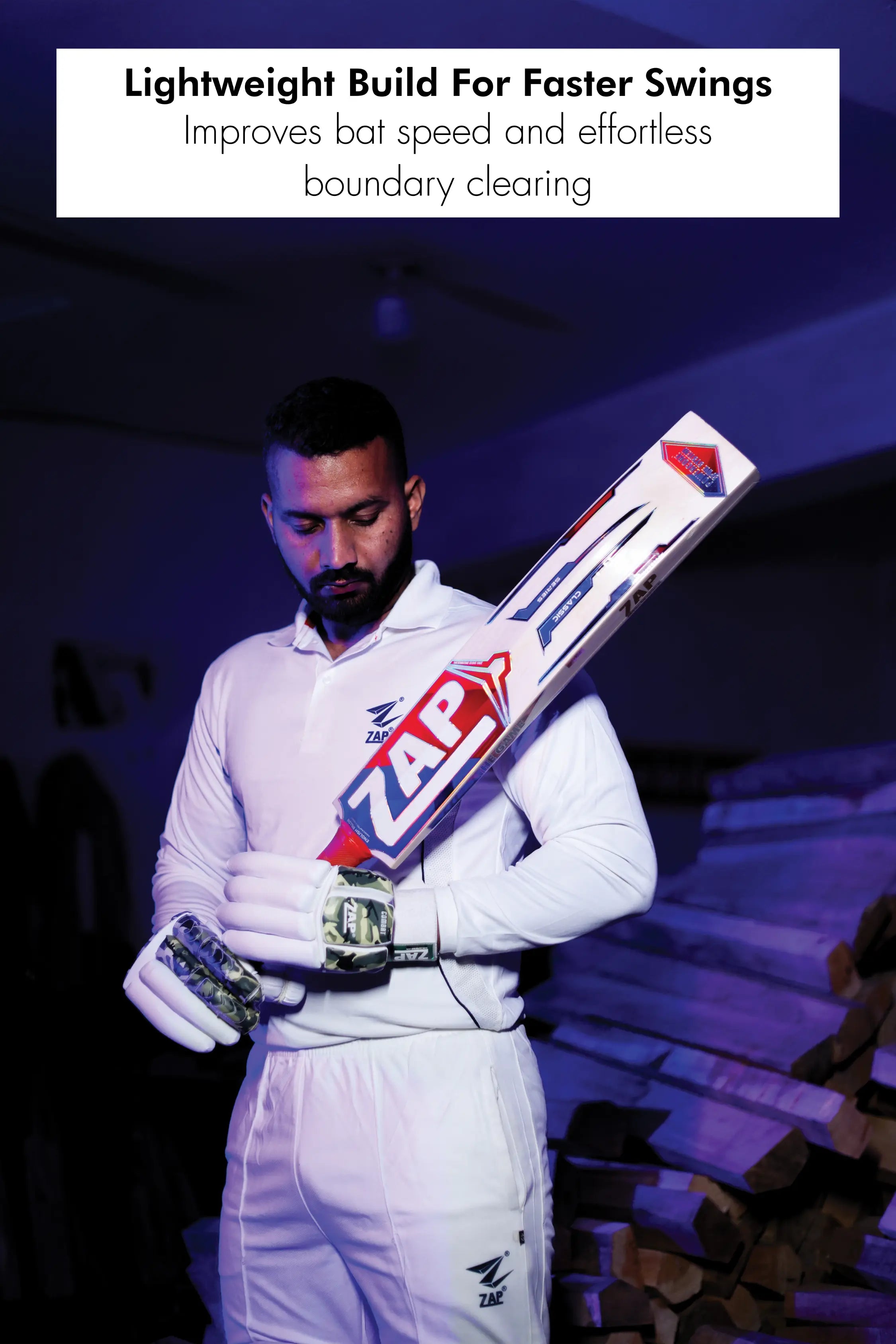 ZAP Classic Sixer English Willow Bat