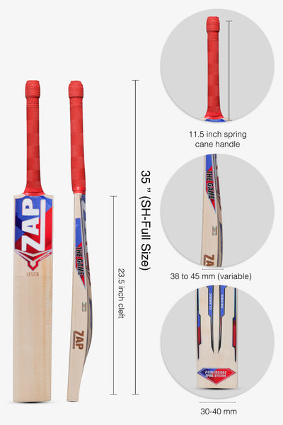 ZAP Classic Sixer English Willow Bat