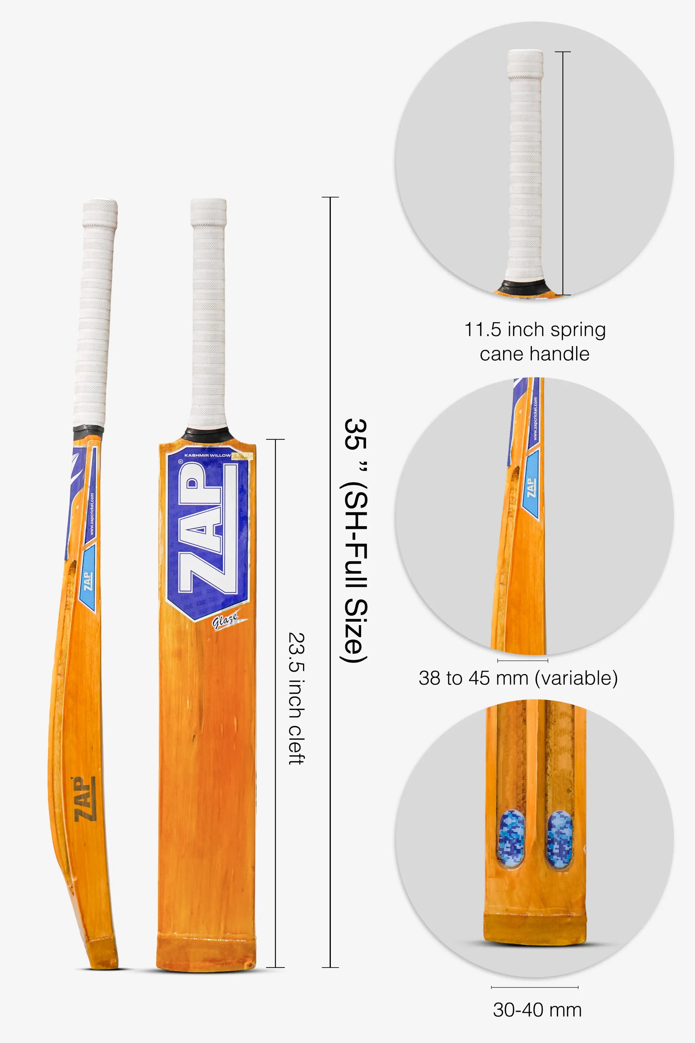 ZAP Glaze Tennis Scoop Bat (New Edition)