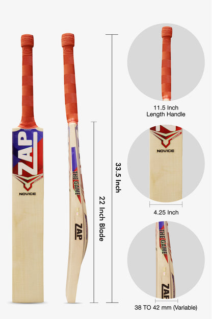 ZAP Classic Novice English Willow Bat
